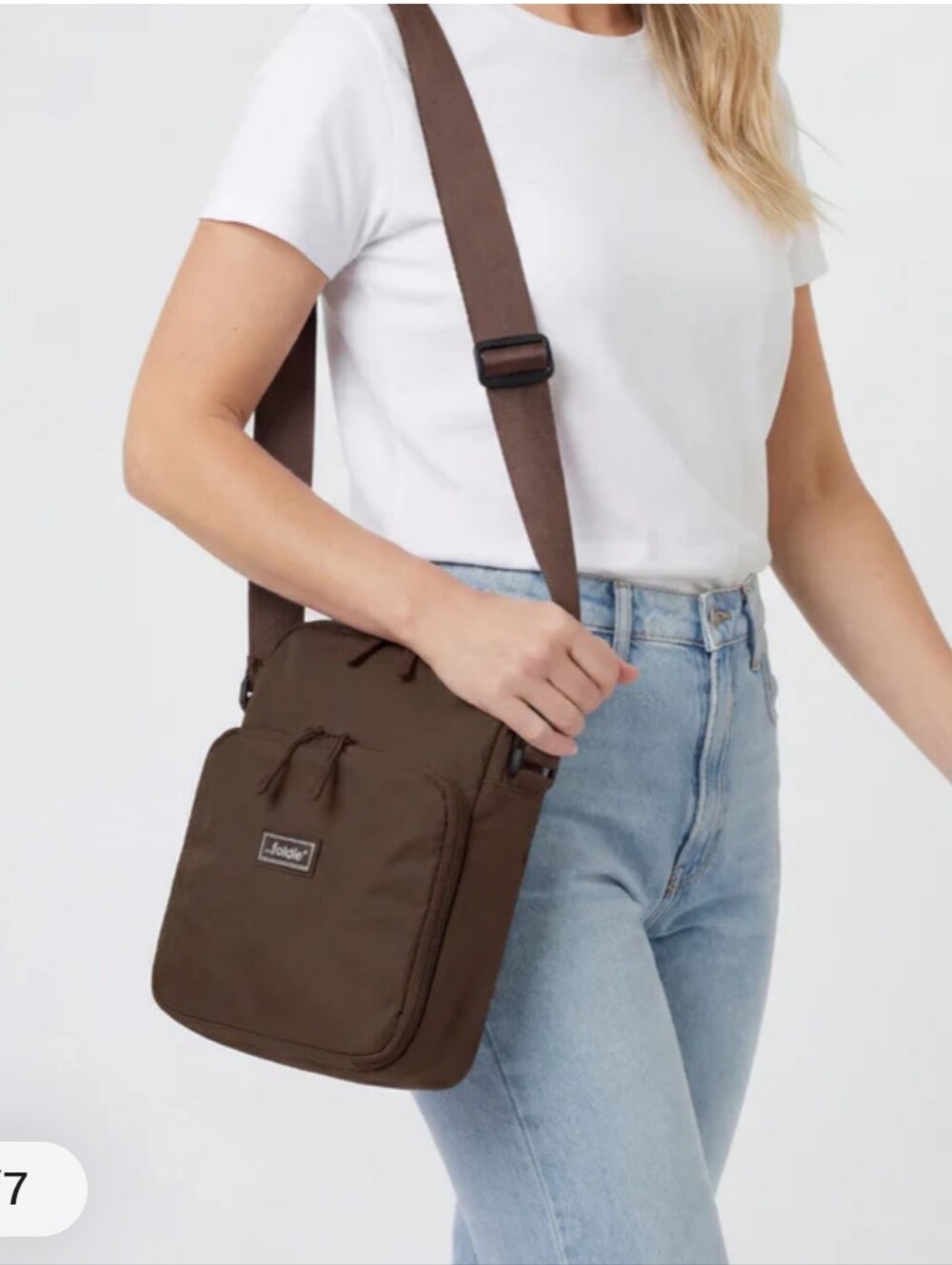 NWT The Foldie Brown Sling Bag - Picture 2 of 11